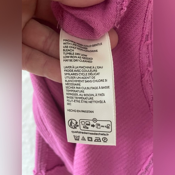 We The Free Total Eclipse Oversized Rib Knit Crew Neck Long Sleeve Top; size S - Picture 6 of 8